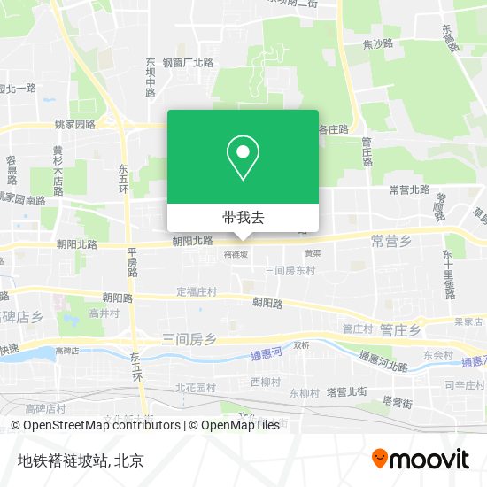地铁褡裢坡站地图