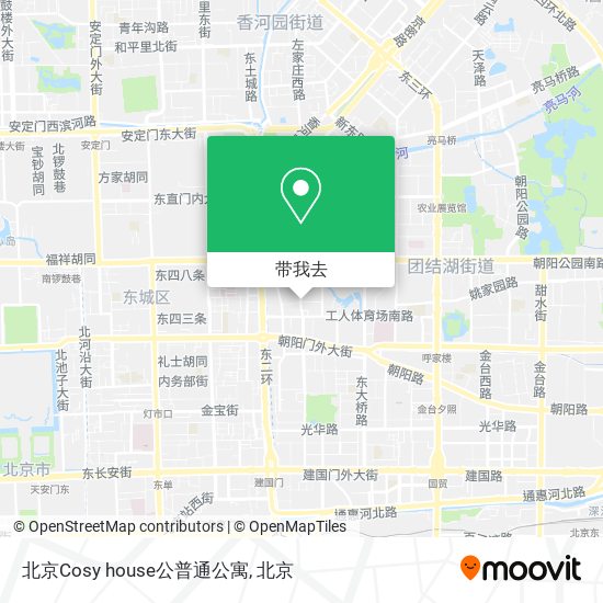 北京Cosy house公普通公寓地图