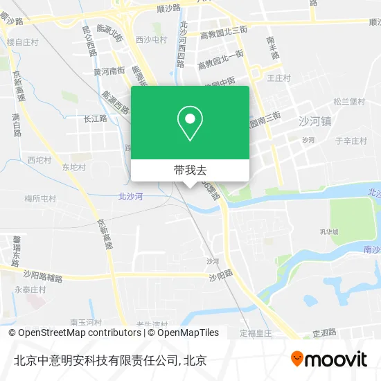 北京中意明安科技有限责任公司地图