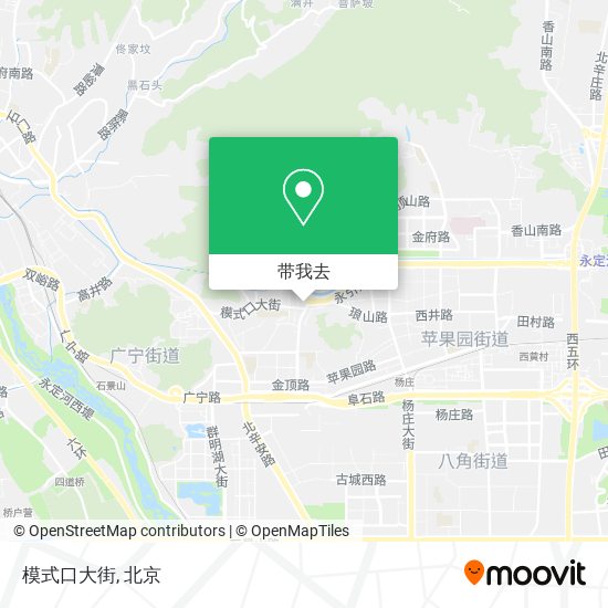 模式口大街地图