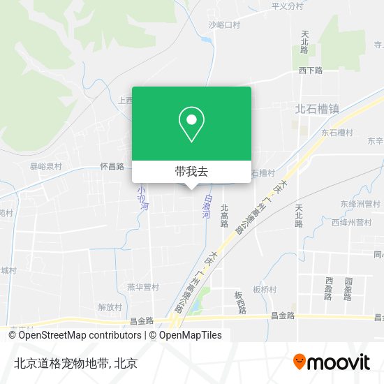 北京道格宠物地带地图