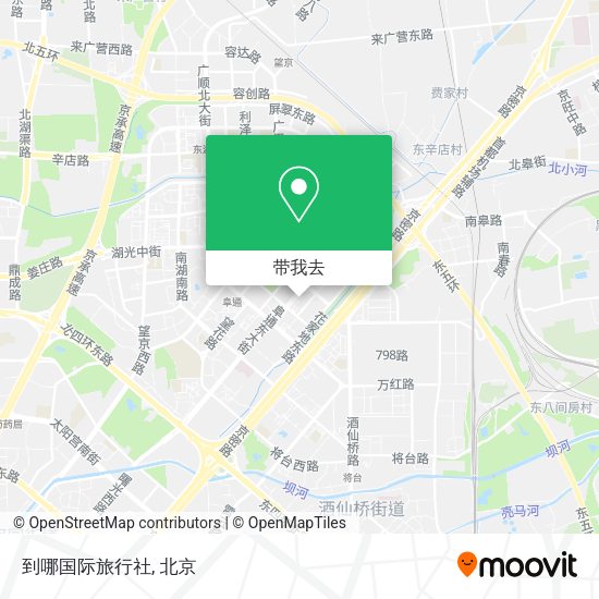 到哪国际旅行社地图