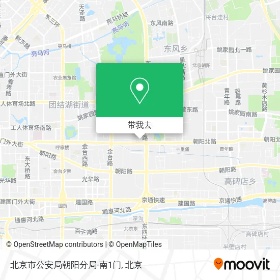 北京市公安局朝阳分局-南1门地图