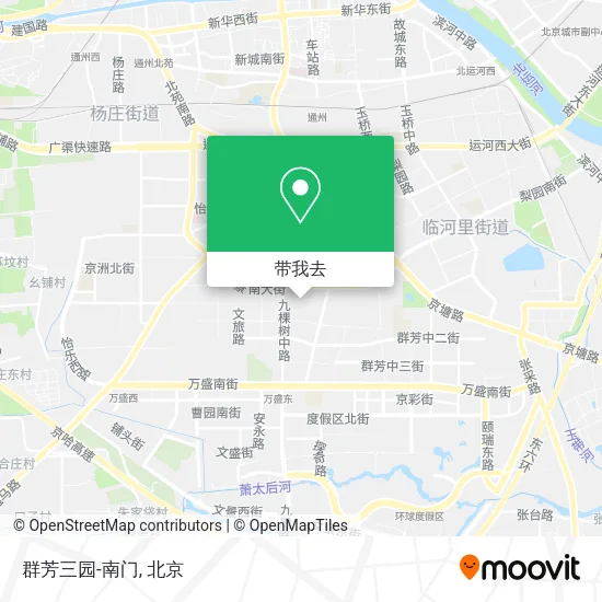 群芳三园-南门地图