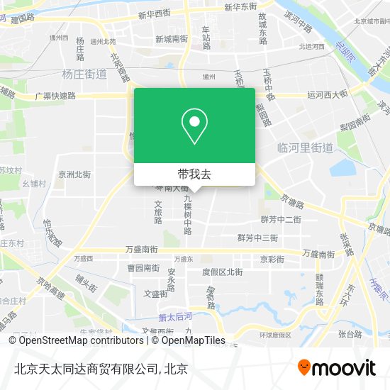 北京天太同达商贸有限公司地图