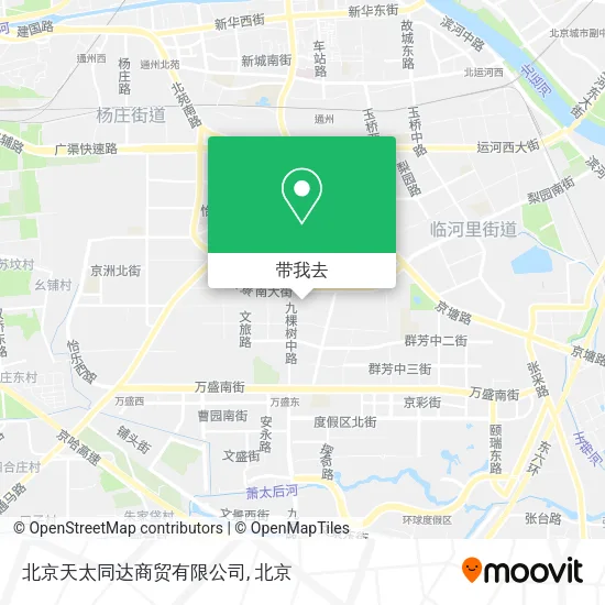 北京天太同达商贸有限公司地图
