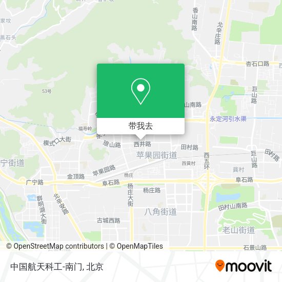 中国航天科工-南门地图