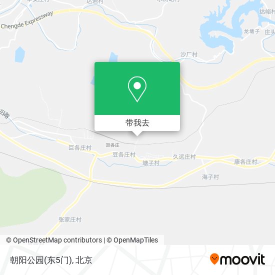 朝阳公园(东5门)地图