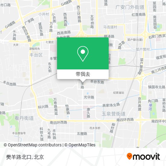 樊羊路北口地图