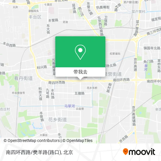 南四环西路/樊羊路(路口)地图
