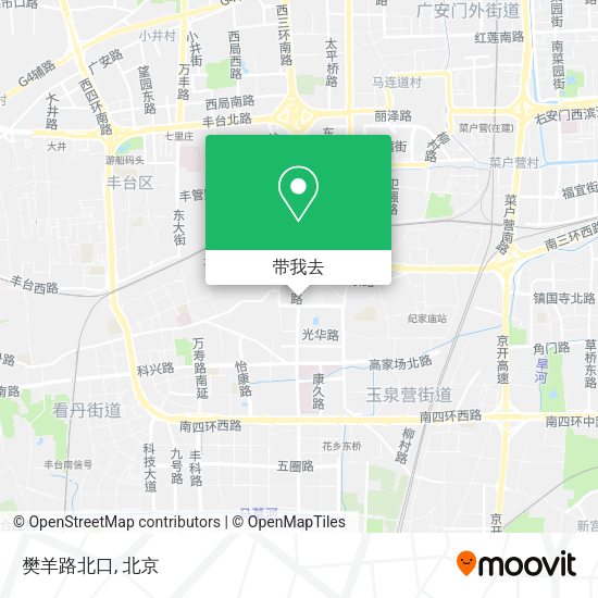 樊羊路北口地图