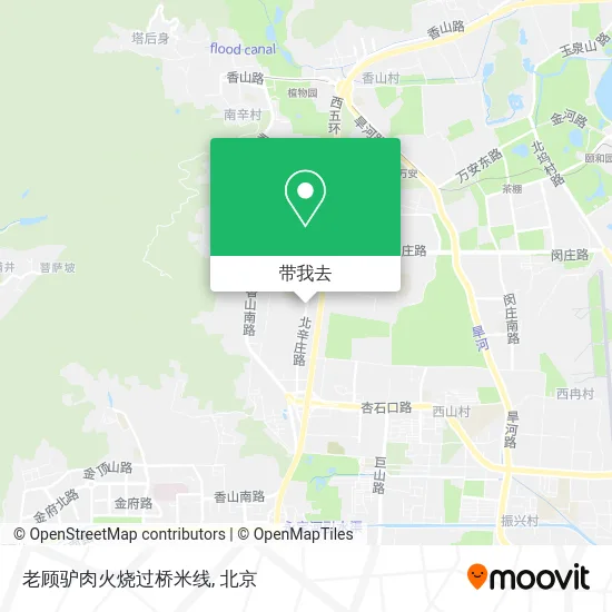 老顾驴肉火烧过桥米线地图