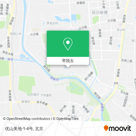 优山美地-1-4号地图
