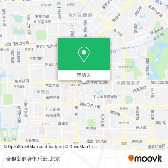 金银岛健身俱乐部地图