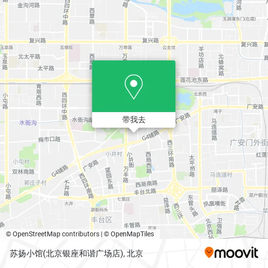 苏扬小馆(北京银座和谐广场店)地图