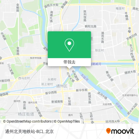 通州北关地铁站-B口地图