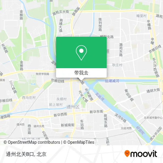通州北关B口地图