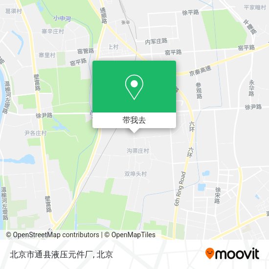 北京市通县液压元件厂地图