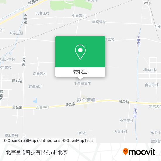 北宇星通科技有限公司地图
