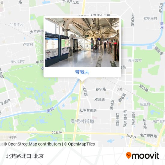 北苑路北口地图