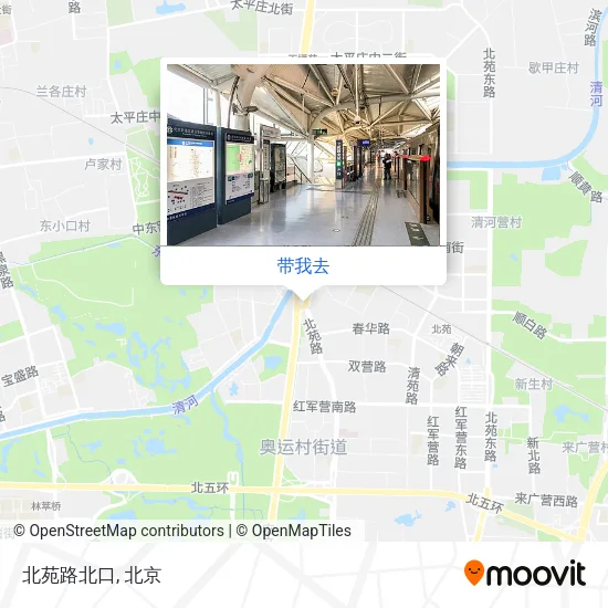 北苑路北口地图