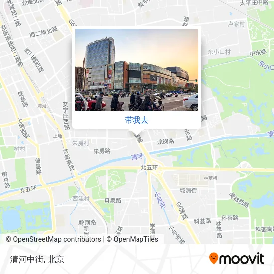 清河中街地图