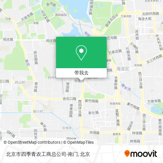 北京市四季青农工商总公司-南门地图