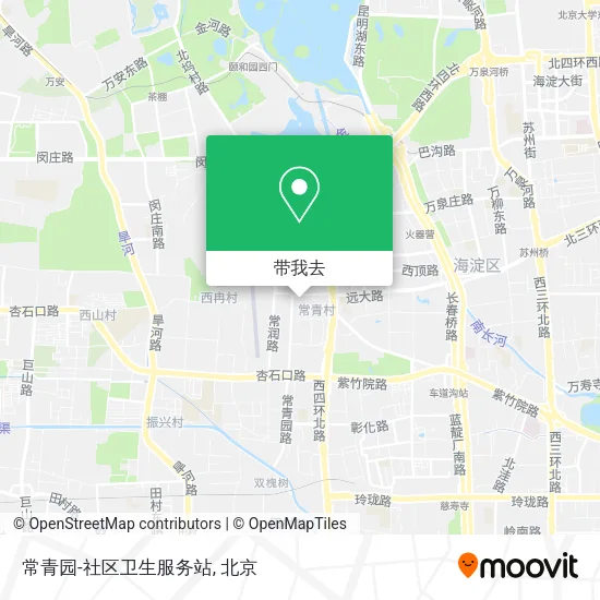 常青园-社区卫生服务站地图