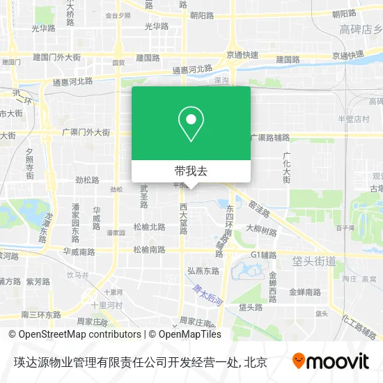 瑛达源物业管理有限责任公司开发经营一处地图