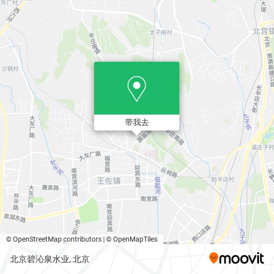 北京碧沁泉水业地图