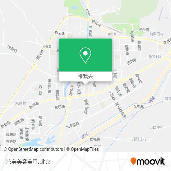 沁美美容美甲地图