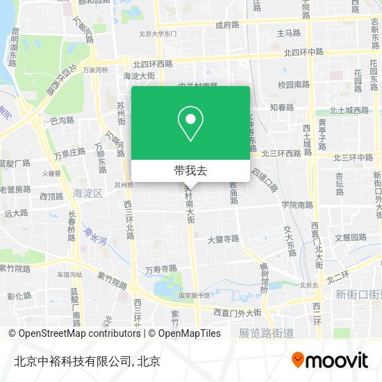 北京中裕科技有限公司地图