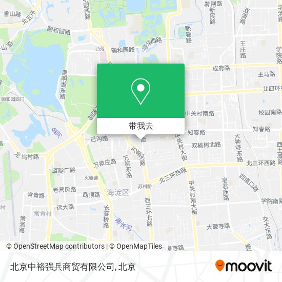 北京中裕强兵商贸有限公司地图