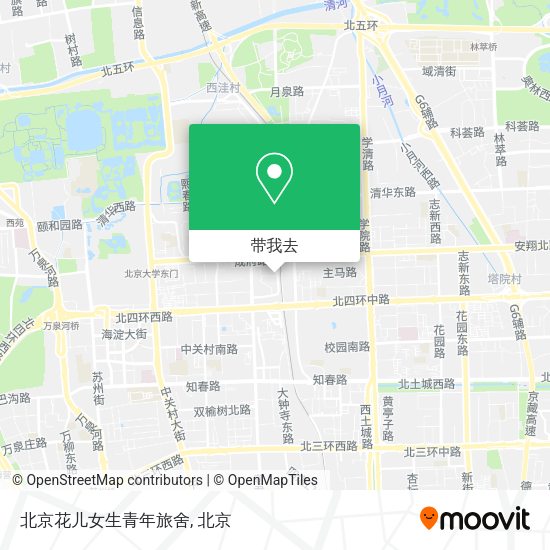 北京花儿女生青年旅舍地图