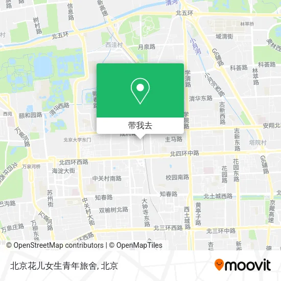 北京花儿女生青年旅舍地图