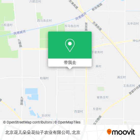 北京花儿朵朵花仙子农业有限公司地图
