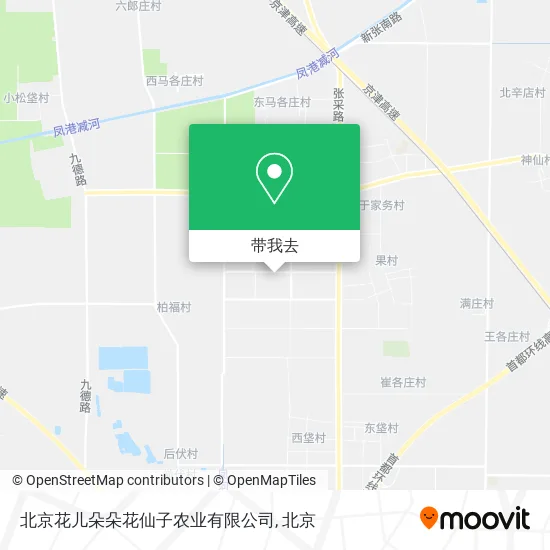 北京花儿朵朵花仙子农业有限公司地图