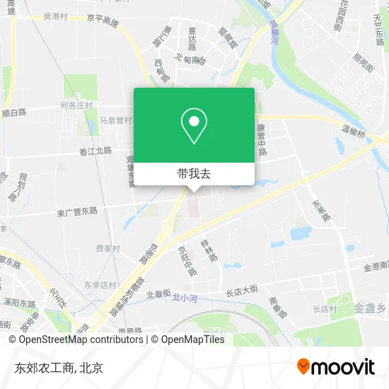 东郊农工商地图