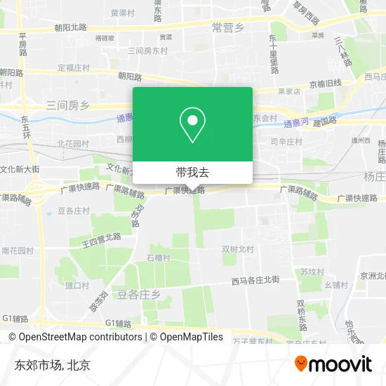 东郊市场地图