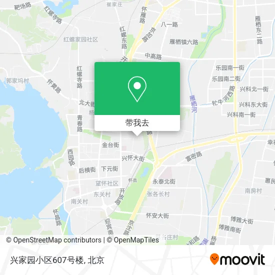 兴家园小区607号楼地图