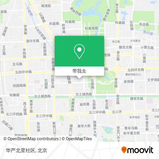 华严北里社区地图