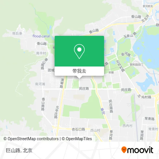 巨山路地图