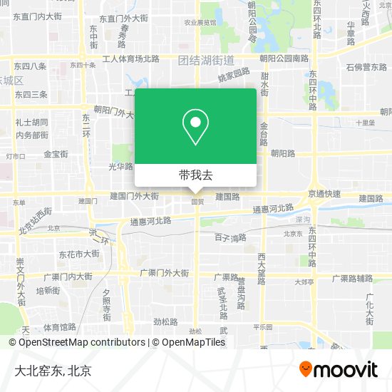 大北窑东地图