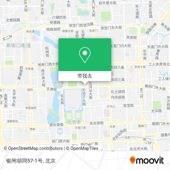 银闸胡同57-1号地图
