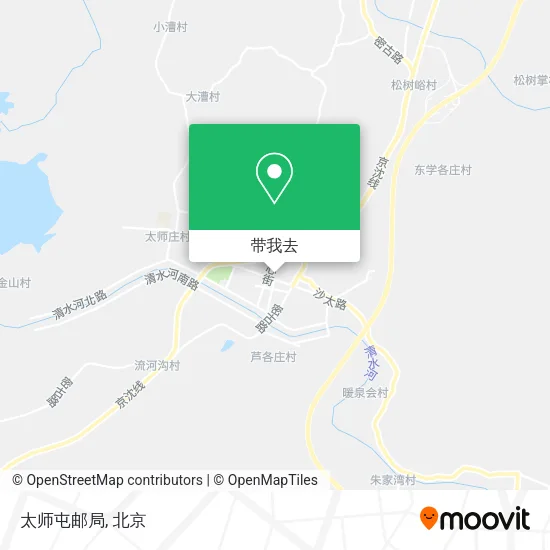 太师屯邮局地图