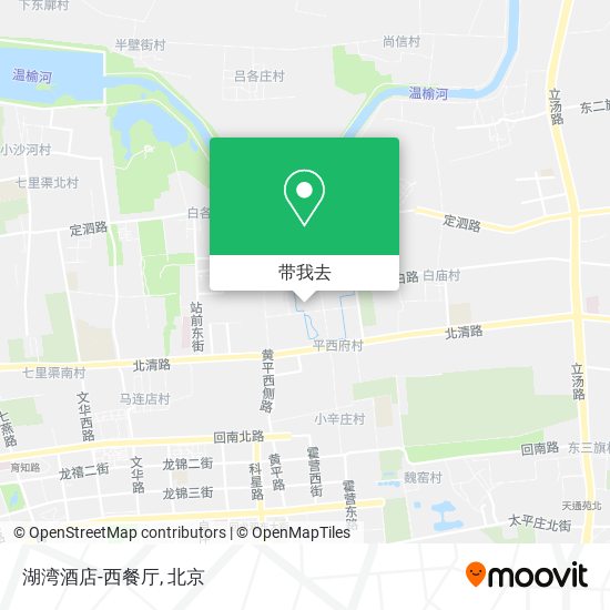 湖湾酒店-西餐厅地图
