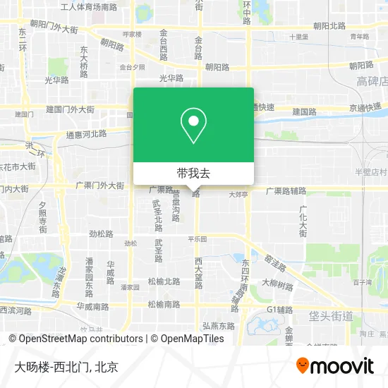 大旸楼-西北门地图