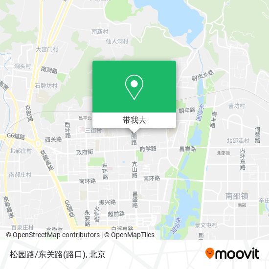 松园路/东关路(路口)地图
