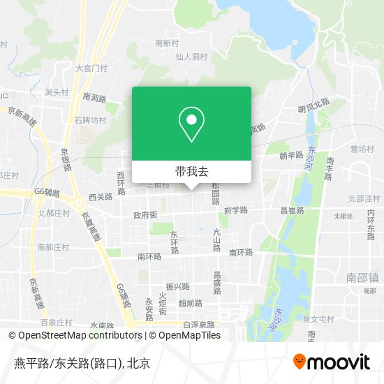 燕平路/东关路(路口)地图