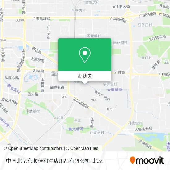 中国北京京顺佳和酒店用品有限公司地图